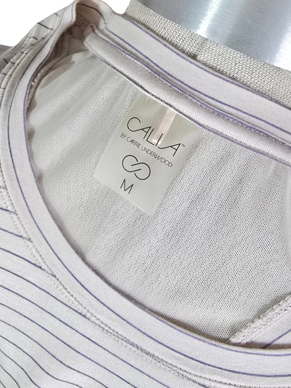 CALIA by Carrie Underwood Racer Back Sheer Panel Athletic Tank Women's Size M - Picture 6 of 8